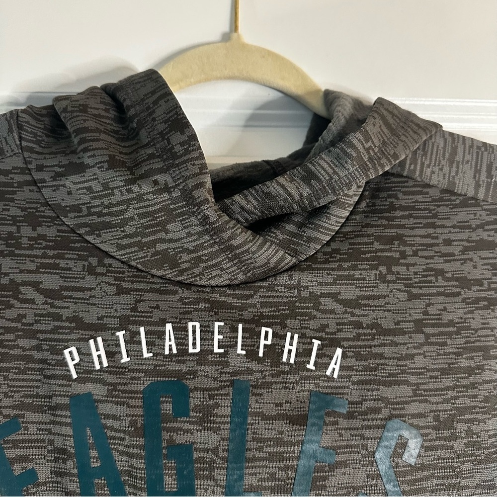 Philadelphia Eagles Hoodie Sweatshirt Majestic Therma Base Men’s Medium - Picture 3 of 16